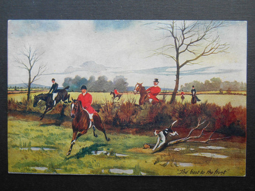 Rowlandson fox hunting - g,