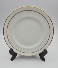 Vintage 1982 Royal Worcester Contessa Small Fruit Biscuit Plate 6" White Gold