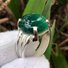 Real Akik Green Color