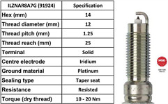 X10 ngk spark plug - ngk,