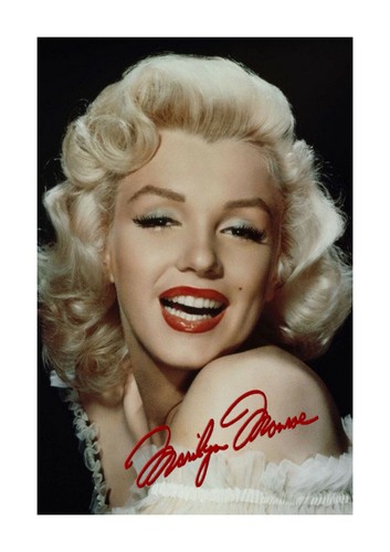 Marilyn monroe signed - monroe,
