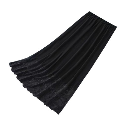 Women lace trim solid - lace,