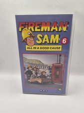 Fireman Sam 6 - All In A Good Cause (VHS/H, 1991) PAL Video VGC Kid's Retro