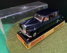 Dinky 152 Rolls Royce Phantom V - Dark Navy Blue - Good In Original Perspex Case