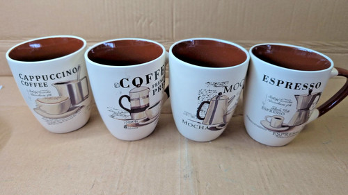 Coffee mugs set large - 4,
