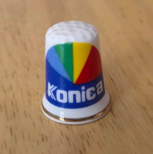 Konica bone china thimble - konica,