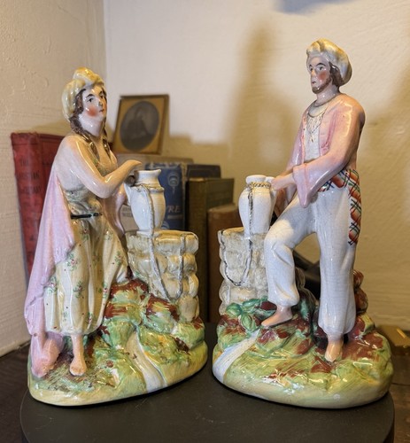 Antique staffordshire pair - antique,