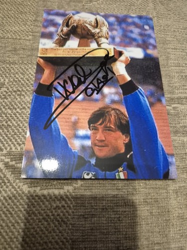 Signed 6x4 walter zenga - walter, italy