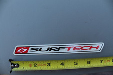 Surftech Surfboards Epoxy Tuflite Randy French Clear V4A Vintage Surfing STICKER