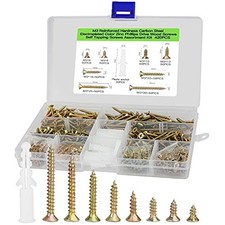 420 Pcs Brass Screws for Wood