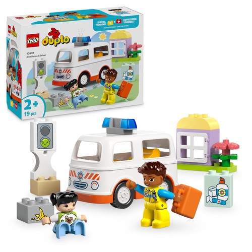 Lego duplo ambulance driver - duplo, &