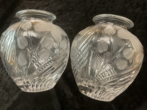 Beautiful pair lead crystal - lead,