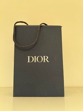 Dior Navy Paper Bag 22x15x7cm Flap Design