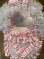 White/pink universal baby car