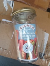 Kilner Wide Mouth Preserve Jar 0.5L 500ml Glass Storage Jar with Vacuum Seal