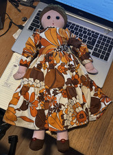 VINTAGE HOME MADE RAG DOLL -