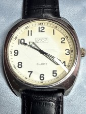Eton quartz watch with a black
