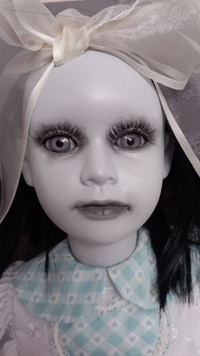 Ooak gothic horror doll creepy - gothic,