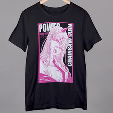 Chainsaw Man Blood Devil T-Shirt Power Makima Anime Graphic Tee Small to 4XL