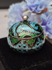 Sterling Silver Enamel Pill
