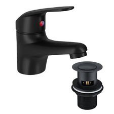 Matt Black Bathroom Basin Tap