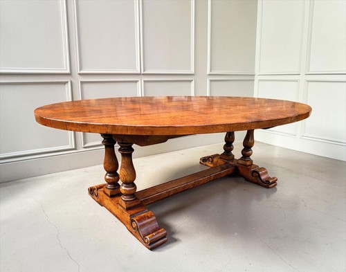 Large oak dining table - large,