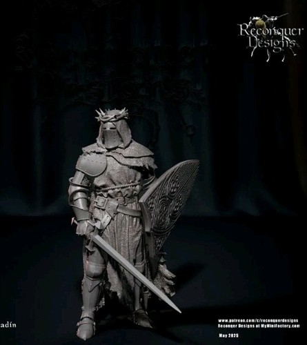 28mm medieval fantasy paladin - medieval,