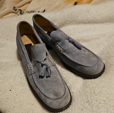 Sacha blue slip on loafer