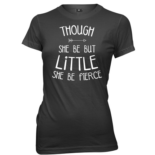 Though she little - though,