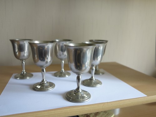 Culfonia pewter goblets 11cm - goblets,