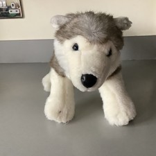 Build A Bear Workshop Husky Puppy Dog Plush stuffed toy Stuffed Animal 14” Inch
