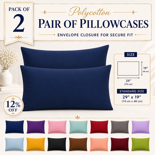 Pillowcases pair pack - pillowcases,