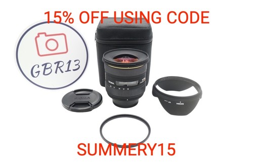 Sigma 20mm lens 6 - f4-5.6, ex