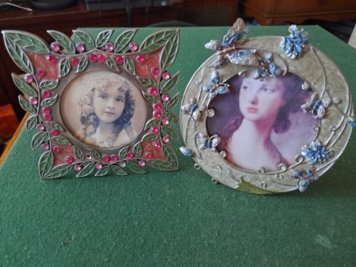 Vintage style jewelled picture - vintage,