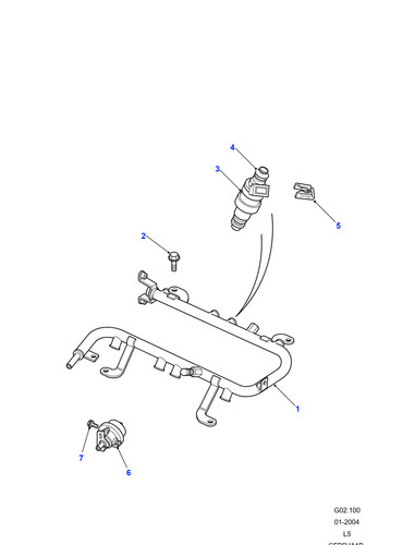 Land rover injector fuel multi - rover,