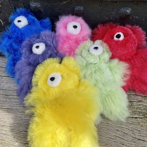 Brightly dyed alpaca small - brightly,