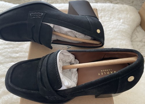 Women radley black suede - black,