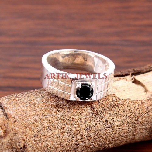 Natural black onyx - black, gemstone