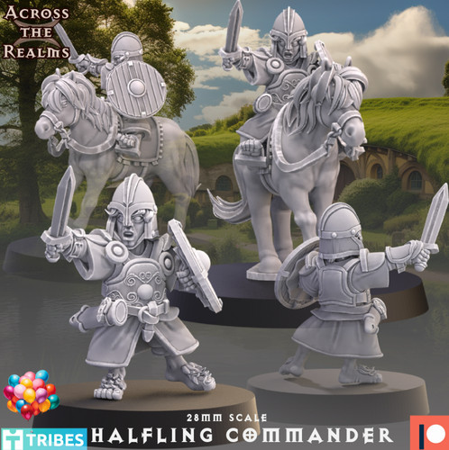 Halfling commander model - commander,