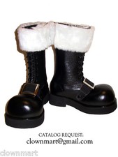 Professional Santa Claus Boots Shoes Costume Christmas -Model 39- by ClownMart