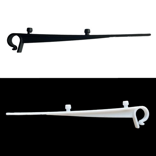 Universal gutter brush clips - brush,