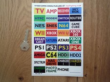 GAMING PLUG LABELS Useful