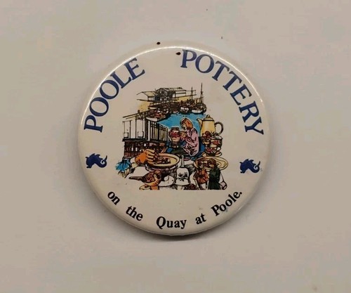 Vintage badge poole - poole, pottery