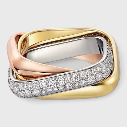 Cartier trinity cushion ring - cartier,