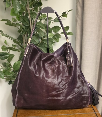 Coach calfhair purple - calfhair,