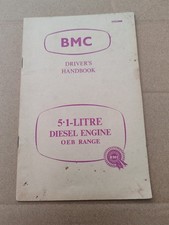 BMC 5.1 LITRE DIESEL ENGINE OEB RANGE Driver's Handbook Jun 1958 #97H1288B