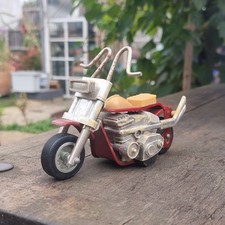 Vintage  Chopper 5712 Tinplate Motorcycle – Germany – Rare TONKA