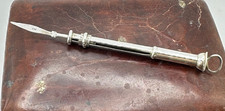 sterling silver 925 TOOTHPICK PROPELLING DESIGN 5.50G 3" LONG NICE PERIOD ITEM