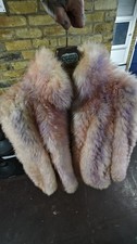 “Stunning Pink & Purple Ombré Real Lamb Fur Coat – Toscana Sheepskin M/L”