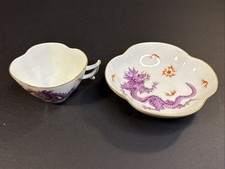 Meissen Purple Dragon Gold